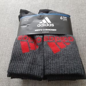 Adidas Crew Mens Socks ( 6pk  )